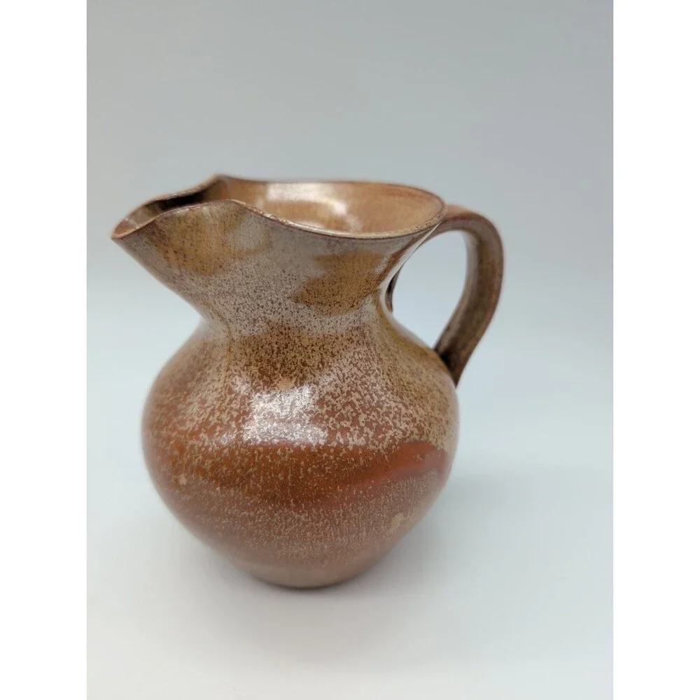 JB Cole Pottery Seagrove NC Nell Cole Graves Mini Pitcher Creamer